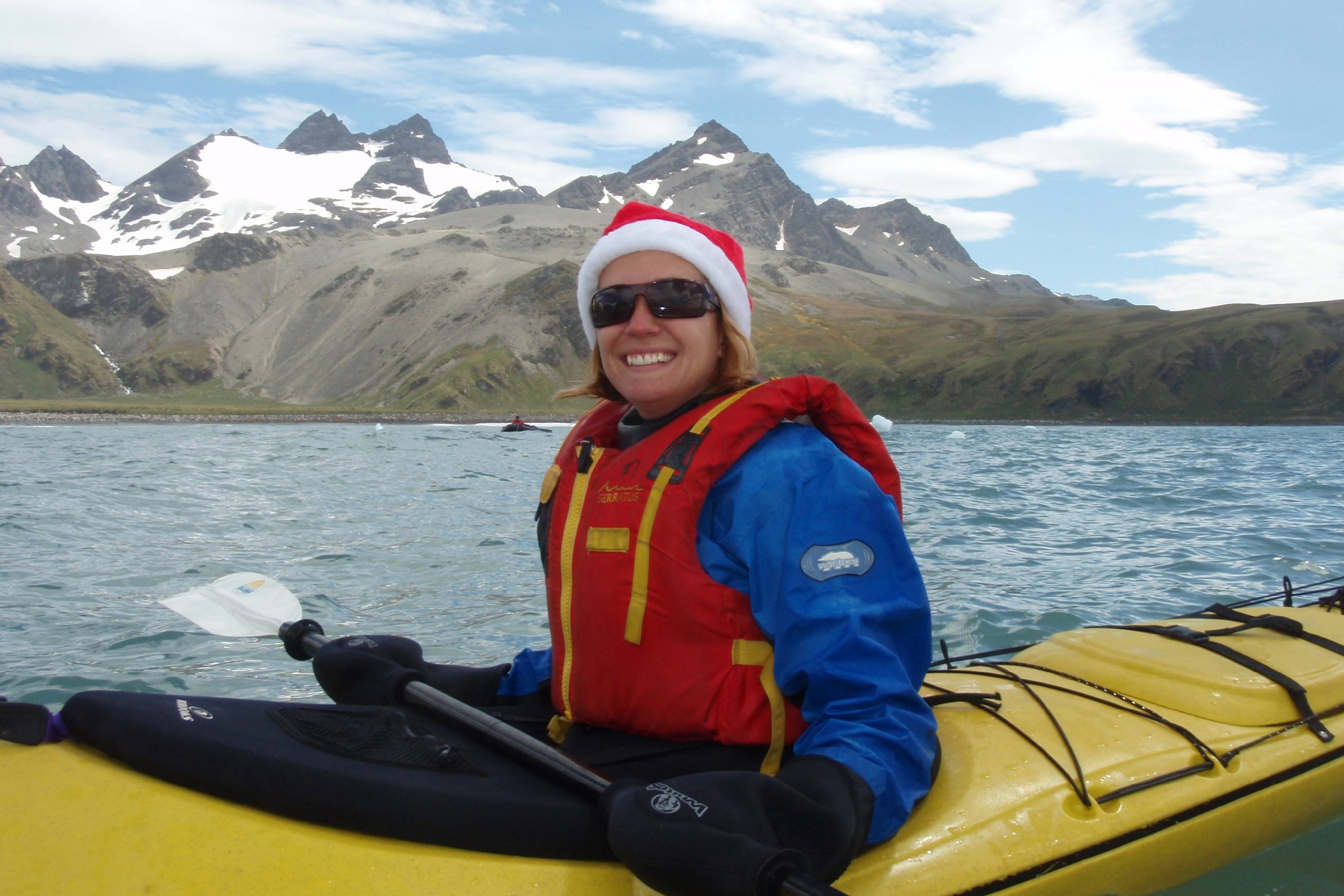 Heading out for an Antarctic Christmas kayak trip! 