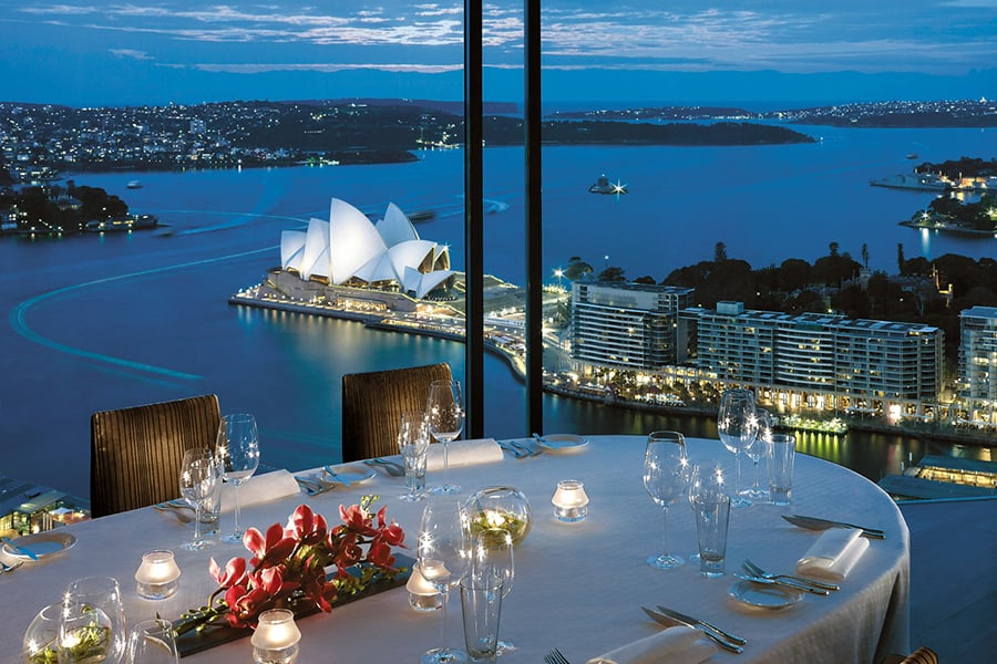 View from Shangri-la hotel, Sydney