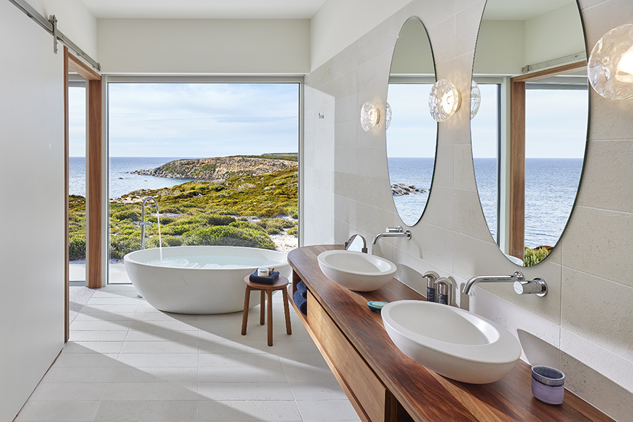 Enjoy the chic interior of Southern Ocean Lodge | Photo credit: George Apostolidis