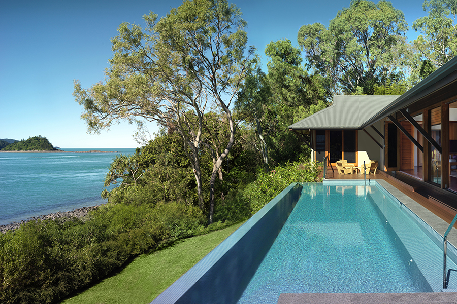 Swim surrounded by nature with ocean views at Qualia | Photo credit: Jason Loucas