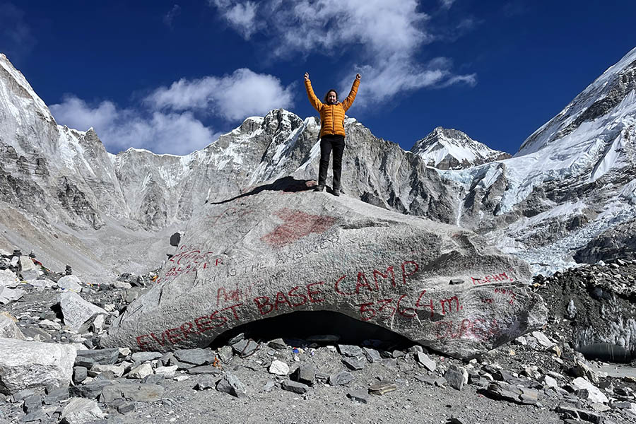 Emily at Everest Base Camp | Travel Nation 