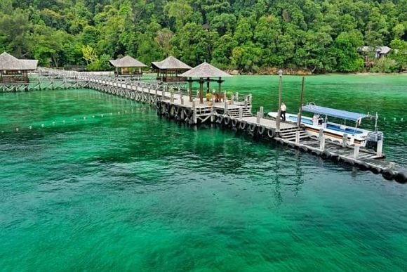 Bunga Raya Island Resort jetty