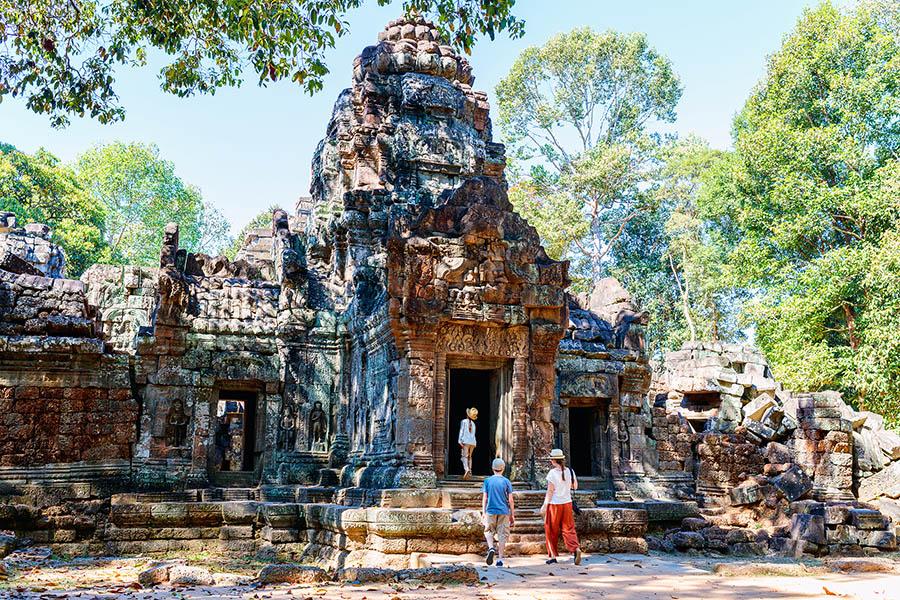 Explore the mysterious temples of Angkor