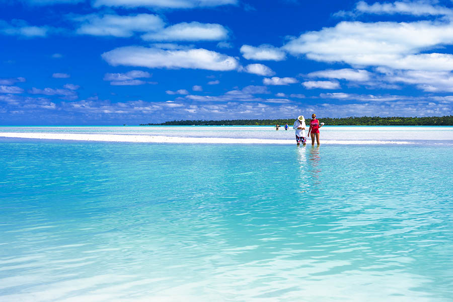 Soak up the endless blue scenery on Aitutaki | Credit: C Kirkland Photos