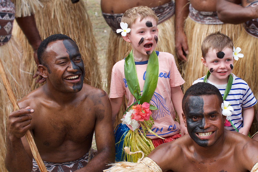 Kids will love joining in with fun activities at the kids club | Photo credit: Vomo Island Fiji