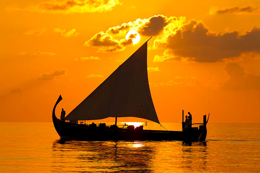 You could head out on a peaceful sunset cruise| photo credit: Velassuru Maldives