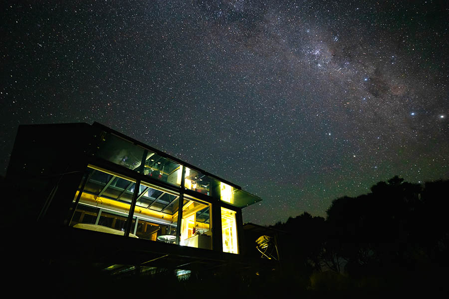 Stargaze from your glass PurePod in rural New Zealand | Photo credit: PurePods