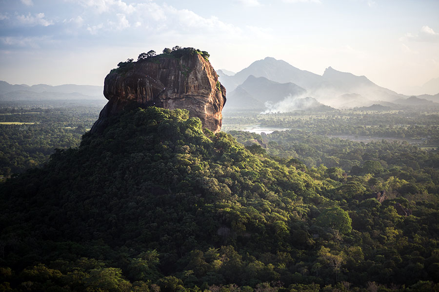 The ‘Lion rock’ of Sigirya is a citadel of immense beauty rising out of the jungle