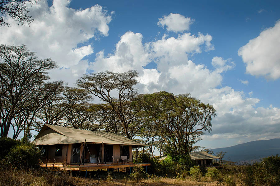 Sleep on the rim of the Ngorongoro Crater | Photo credit: Nomad Tanzania