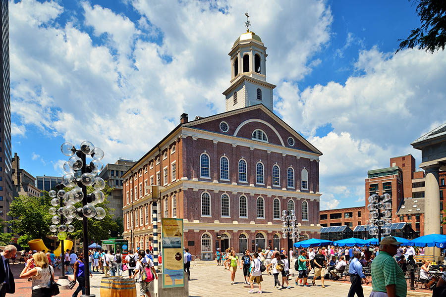 Spend the morning discovering Boston's historical buildings