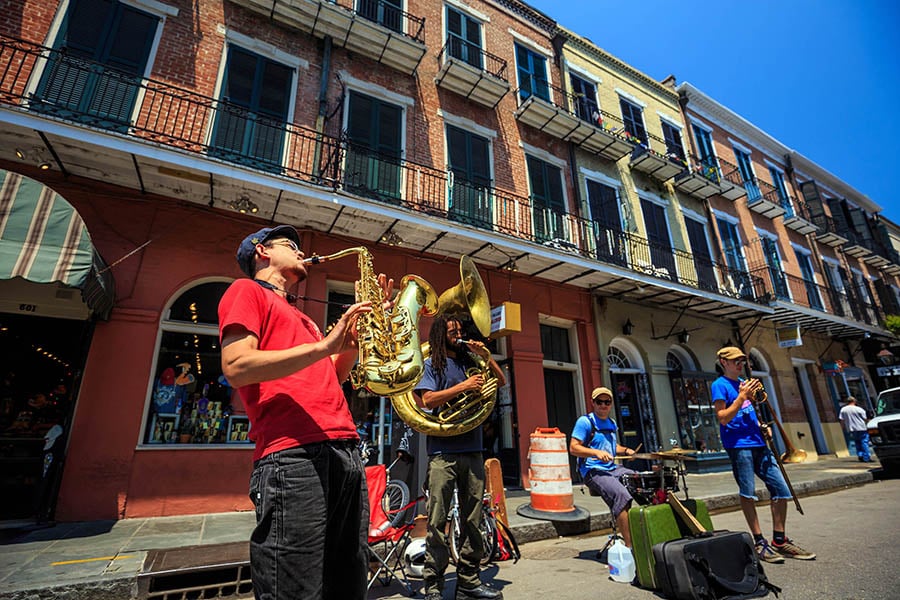 Spend a couple of days exploring the eccentric city of New Orleans