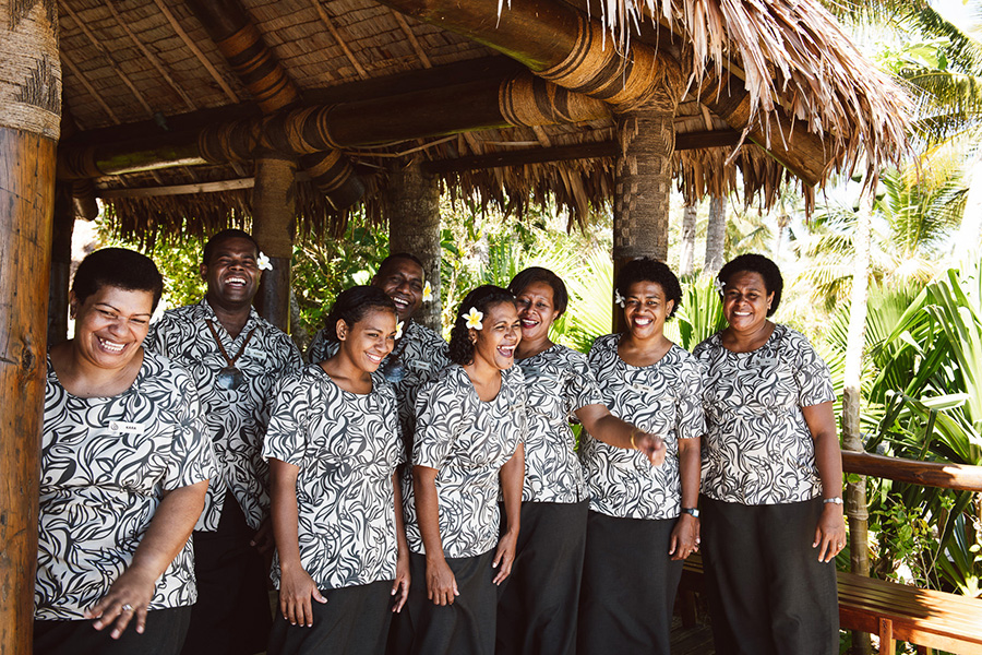 Meet the friendly staff at Tokoriki Island Resort | Photo credit: Tokoriki Island Resort