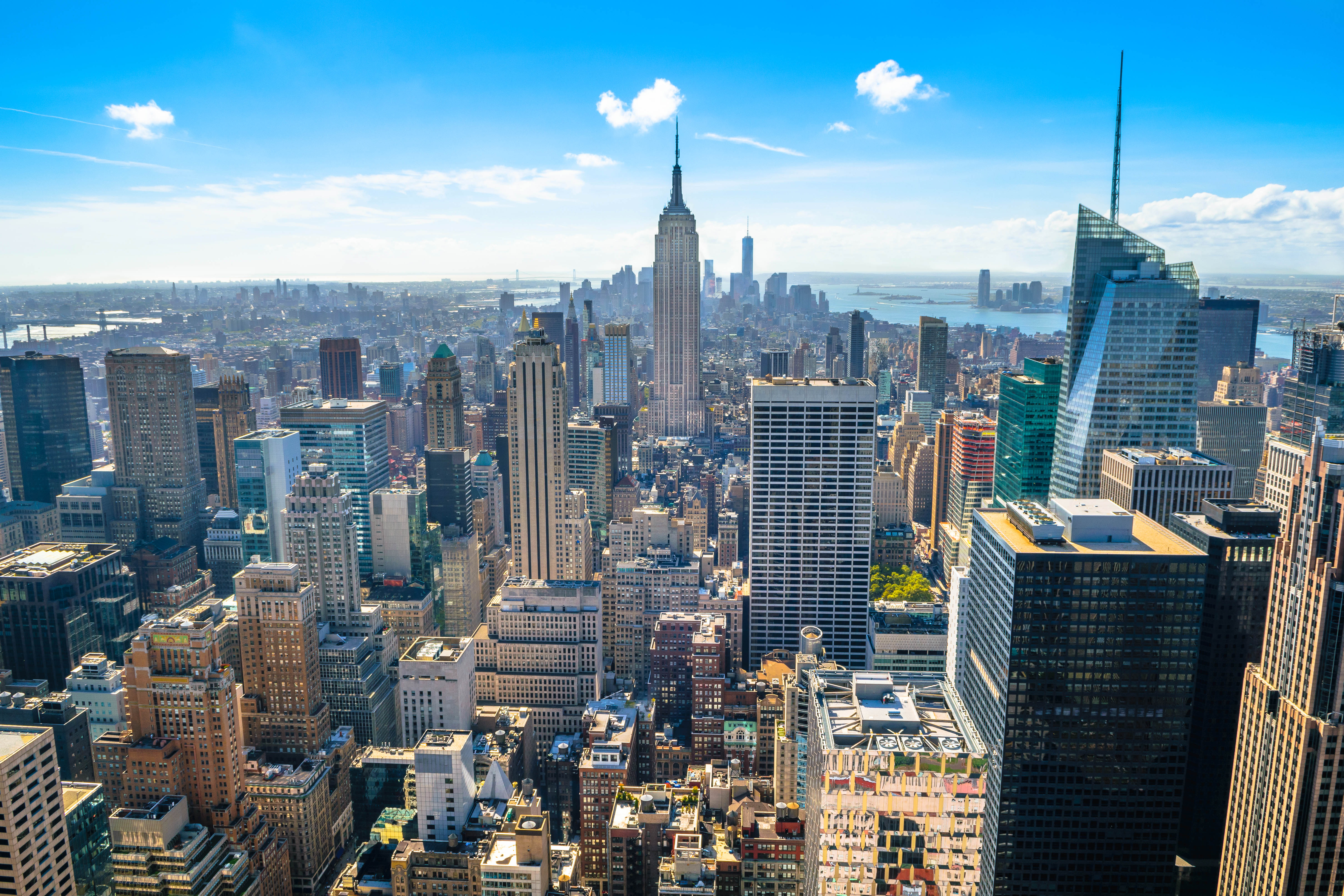 Vue sur New York depuis le Rockefeller Center