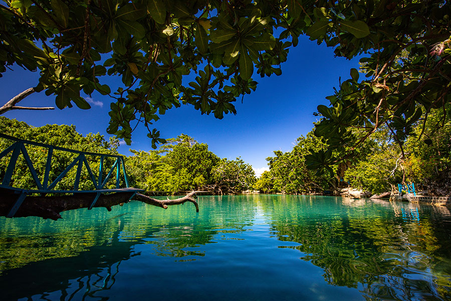 Swim in the Blue Lagoon near Port Vila | Travel Nation