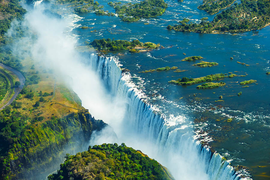 Victoria Falls, also known as 'the Smoke that Thunders'