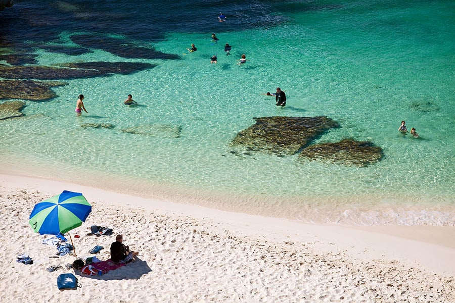 Head over to the beautiful beaches of Rottnest Island