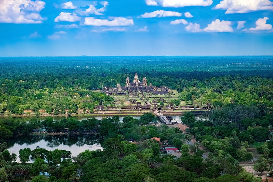 Angkor Wat is now one of the most famous icons of South East Asia