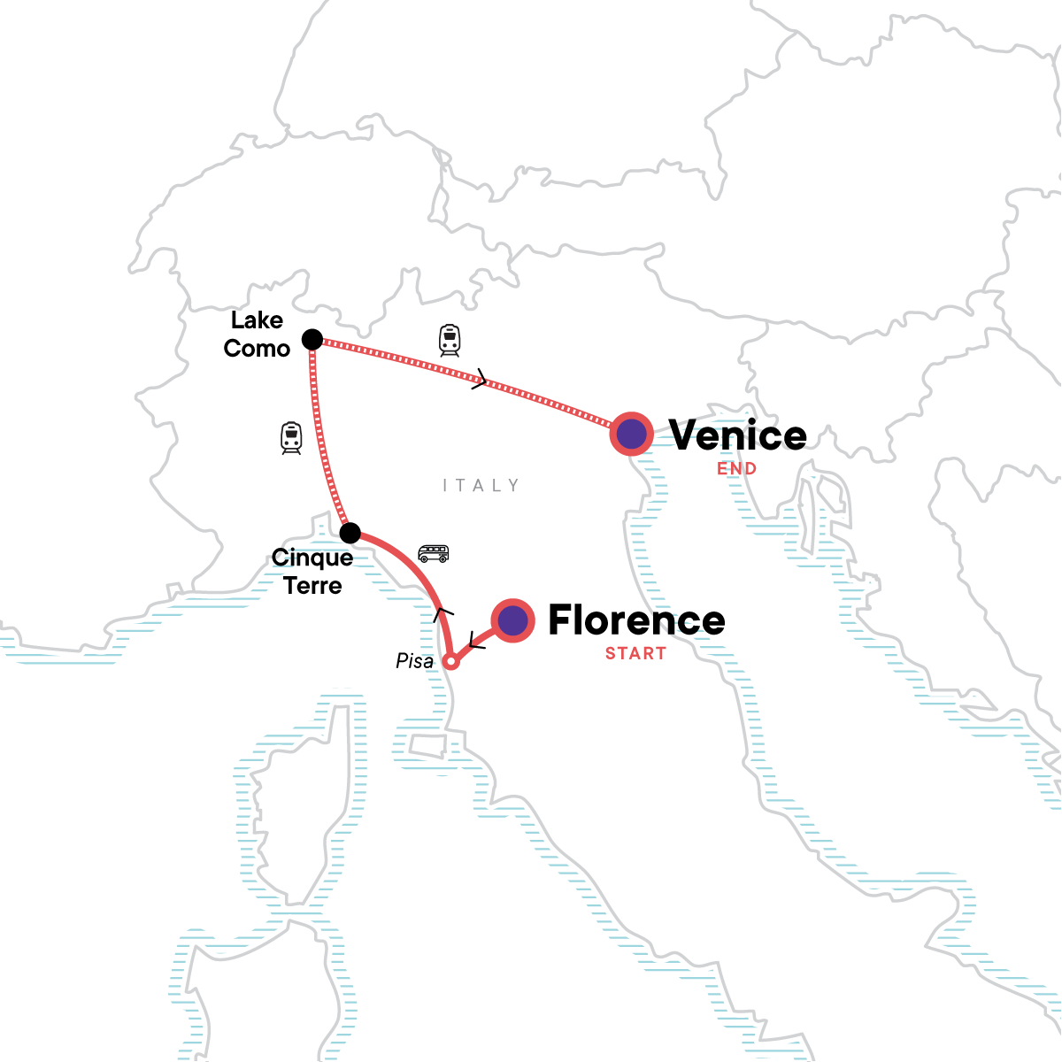 map_bestofnorthernitalyflorencetovenice