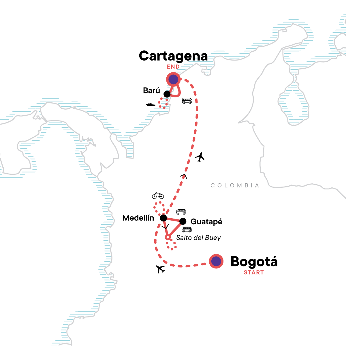 map_colombiaandeanvistastoguatapthecaribbean