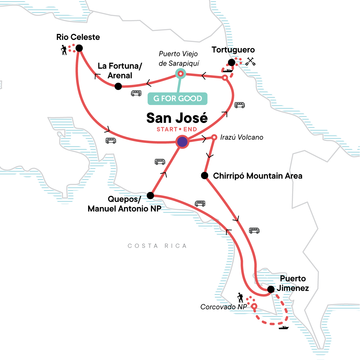 map_costaricanorthandsouthnationalparkswildlifehotsprings