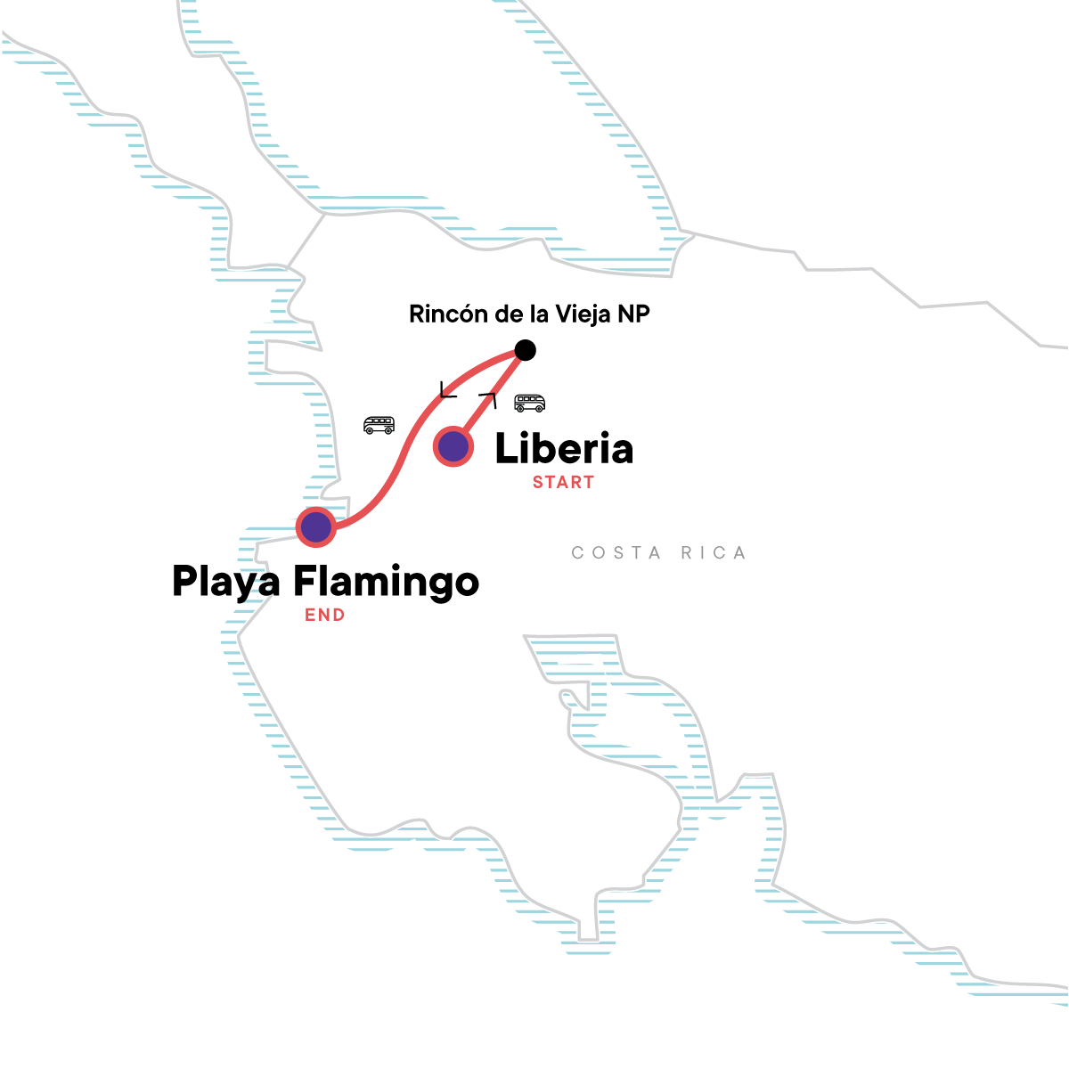 map_costaricathewonderswildlifeofthenorth