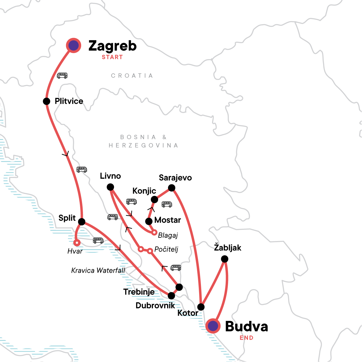 map_croatiatomontenegronightlifenationalparks