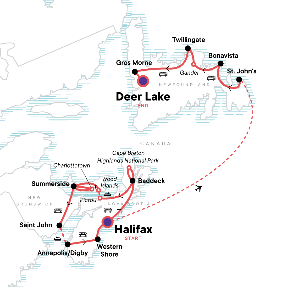 map_easterncanadahighlightsofthemaritimesnewfoundland