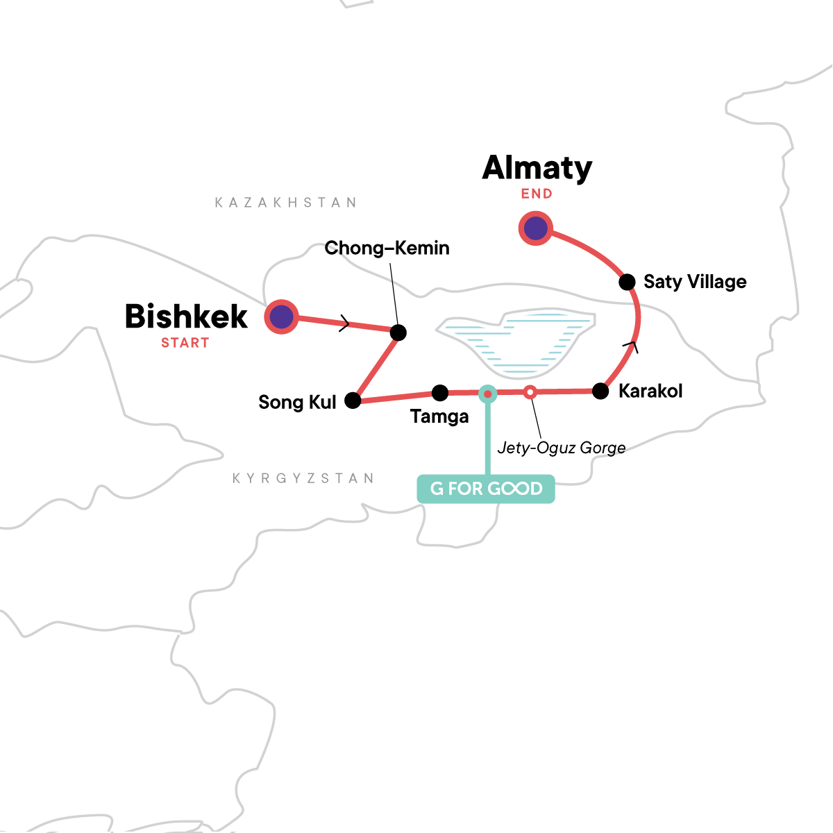 map_highlightsofkyrgyzstanandkazakhstan