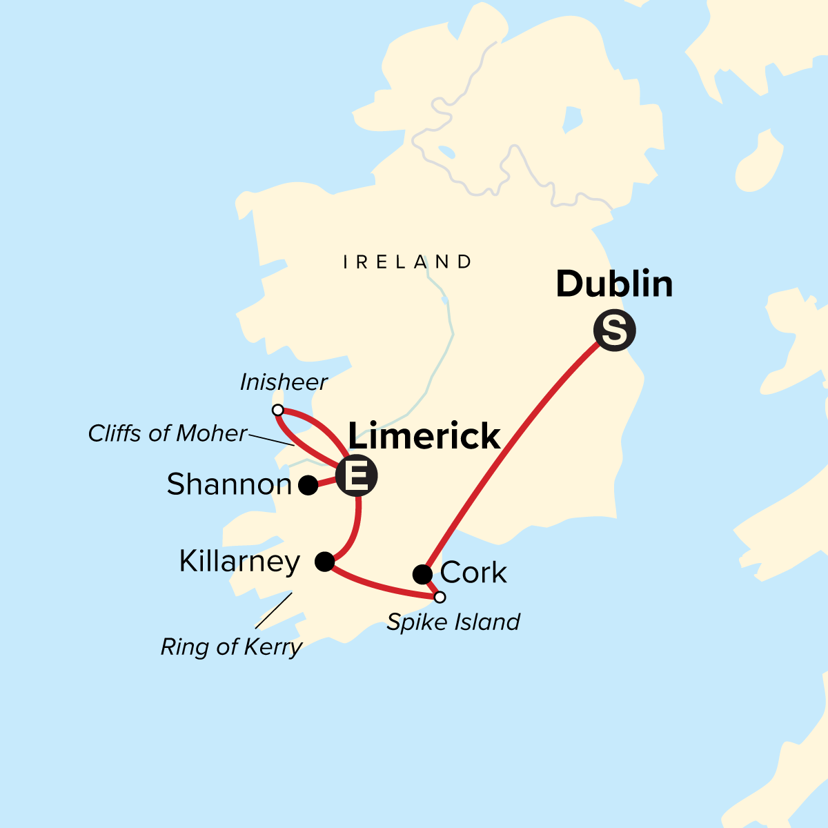 map_irelandfamilyjourneycastlesfolkloregaelictraditions