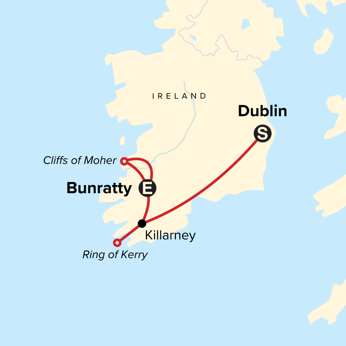 map_irelandfamilyjourneydublintothewildwestcoast