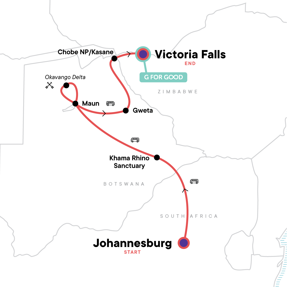 map_johannesburgtovictoriafallsoverlandsafariparticipationcamping