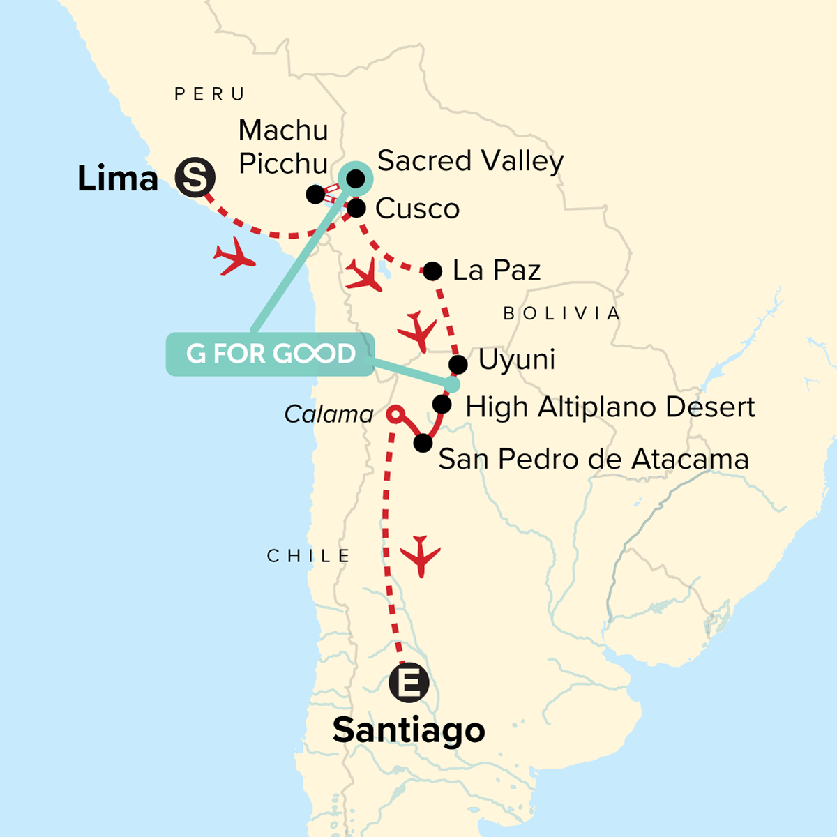 map_journeysacrosstheandesfromperutochile