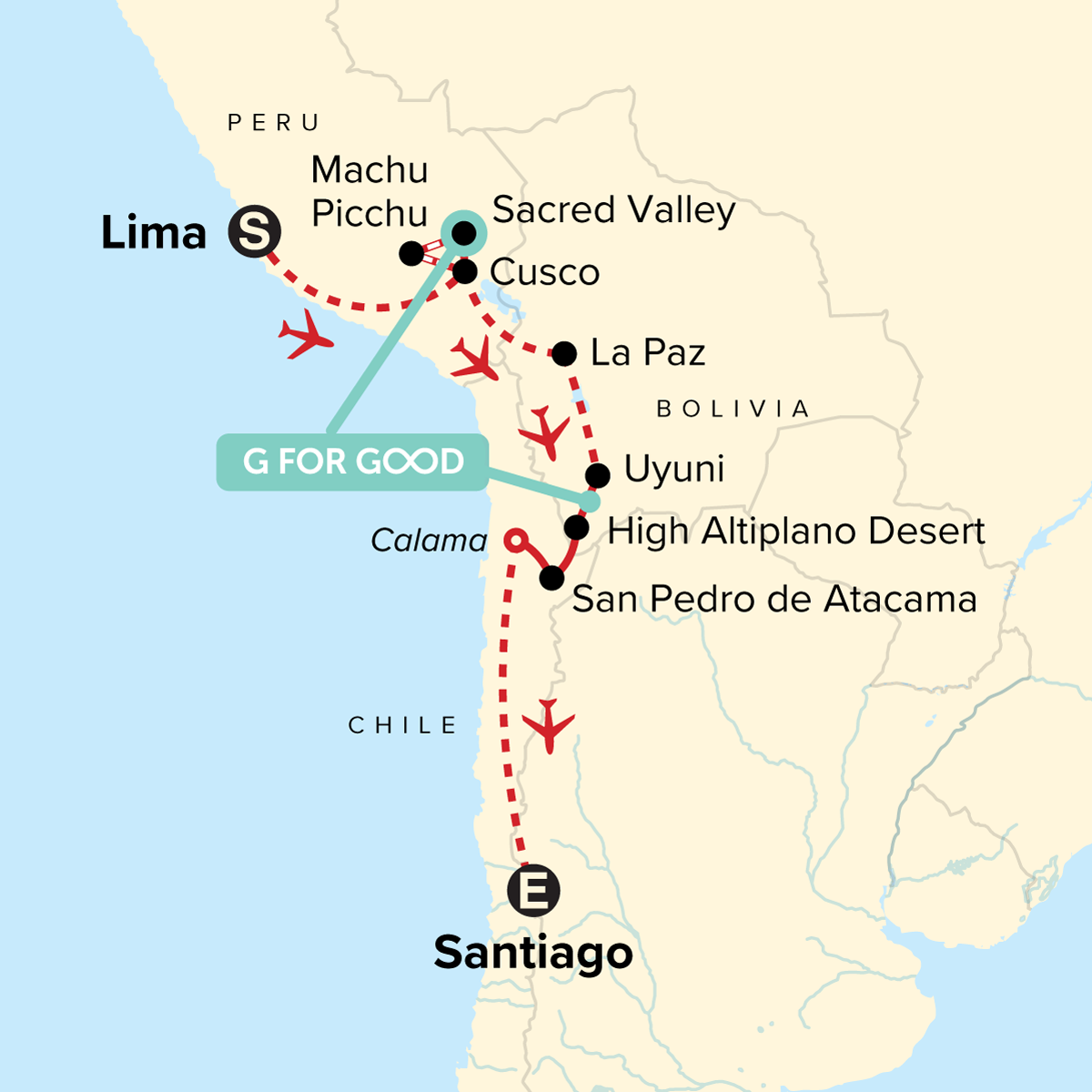 map_journeysacrosstheandesfromperutochile_15-days