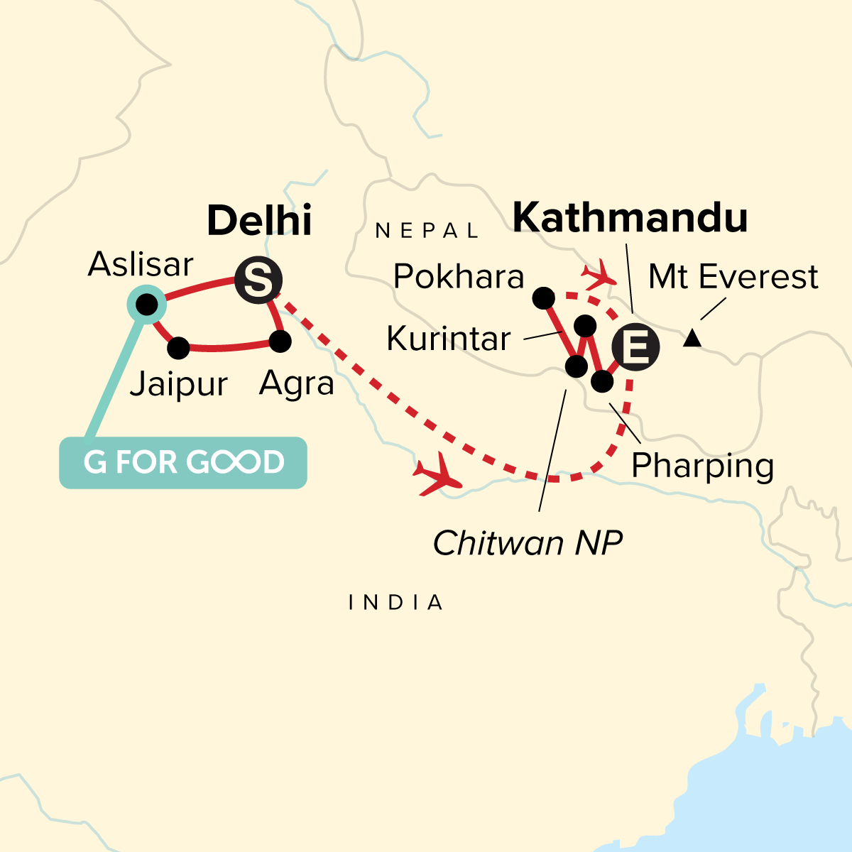 map_journeysexploreindianepal_17-days