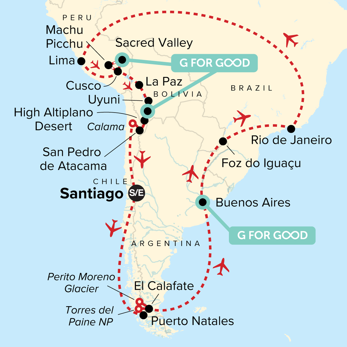 map_journeyshighlightsofsouthamerica