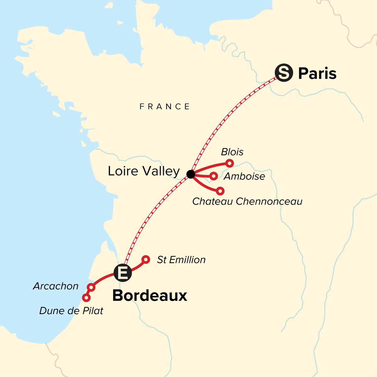 map_journeyshighlightsoftheloirevalleybordeaux