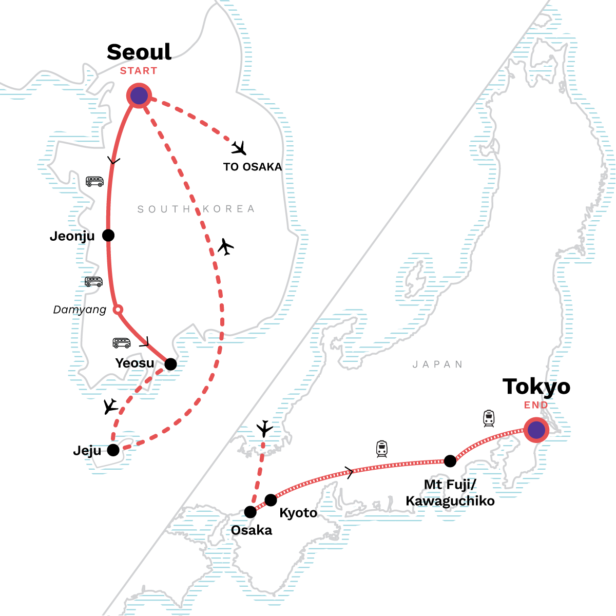 map_seoultotokyokoreajapanhighlights