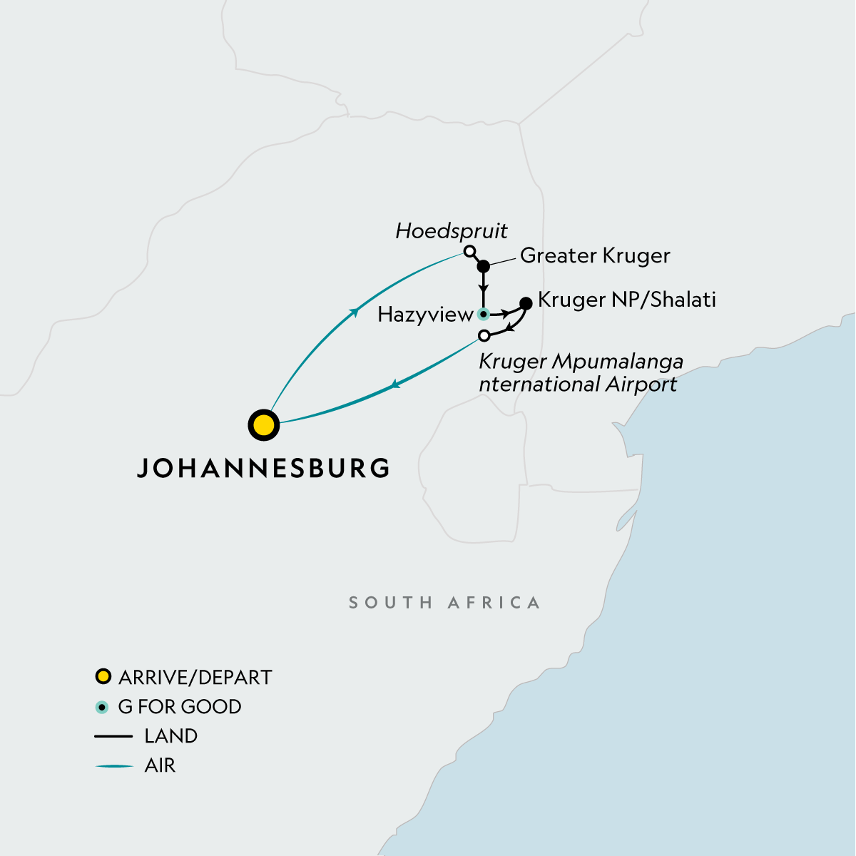 map_signaturesouthafricaskrugernationalpark