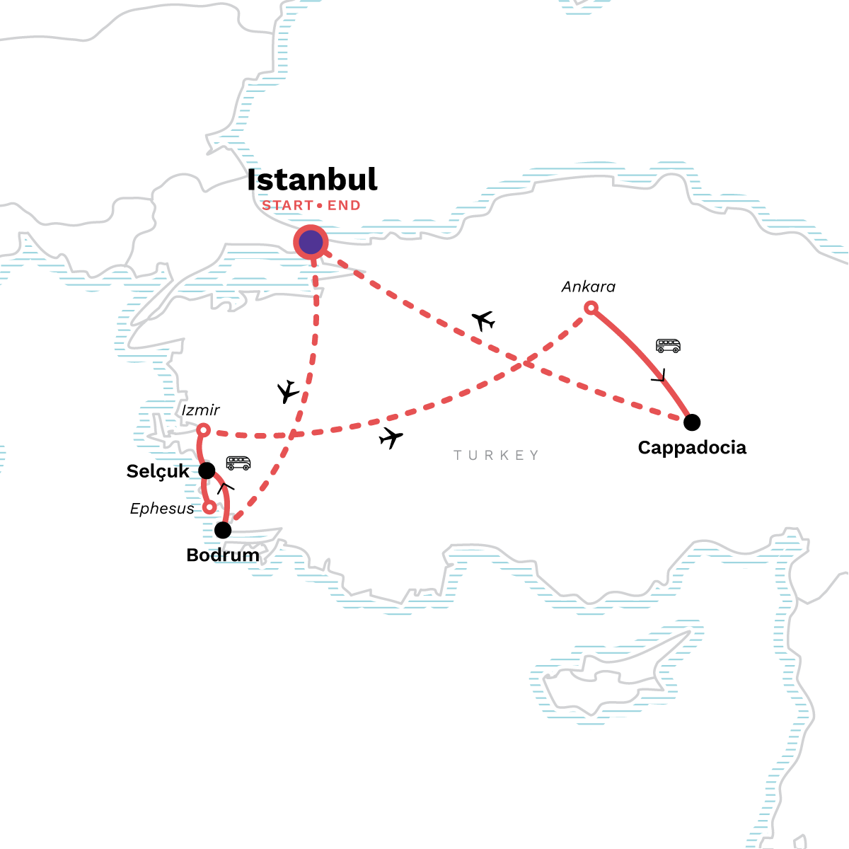 map_turkeyiconicistanbulaegeancoasttocappadocia