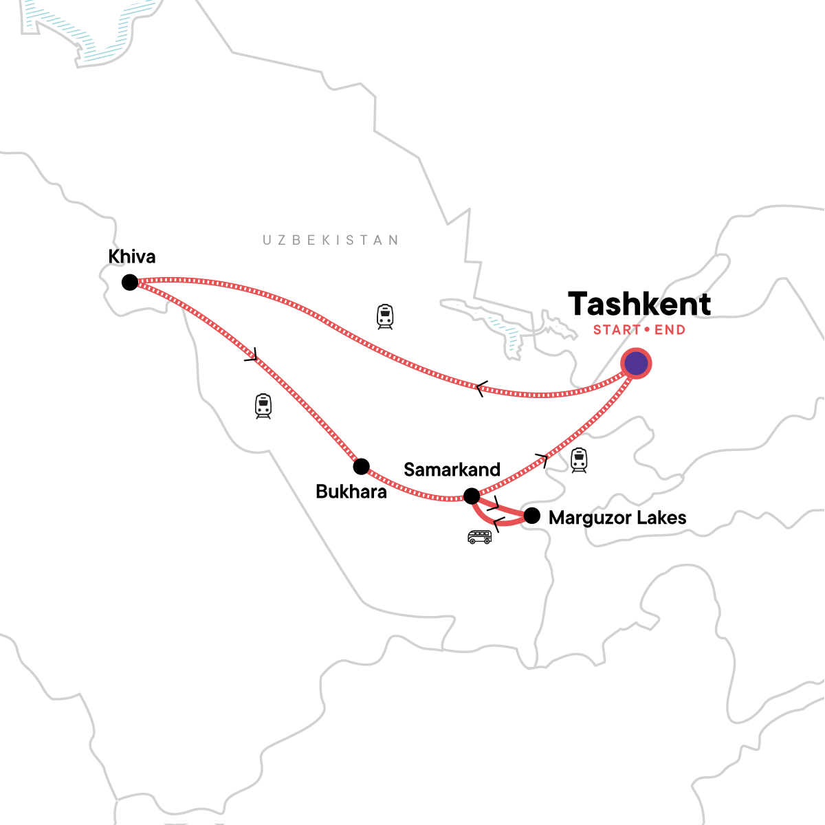 map_uzbekistanandtajikistansilkroadsthesevenlakes