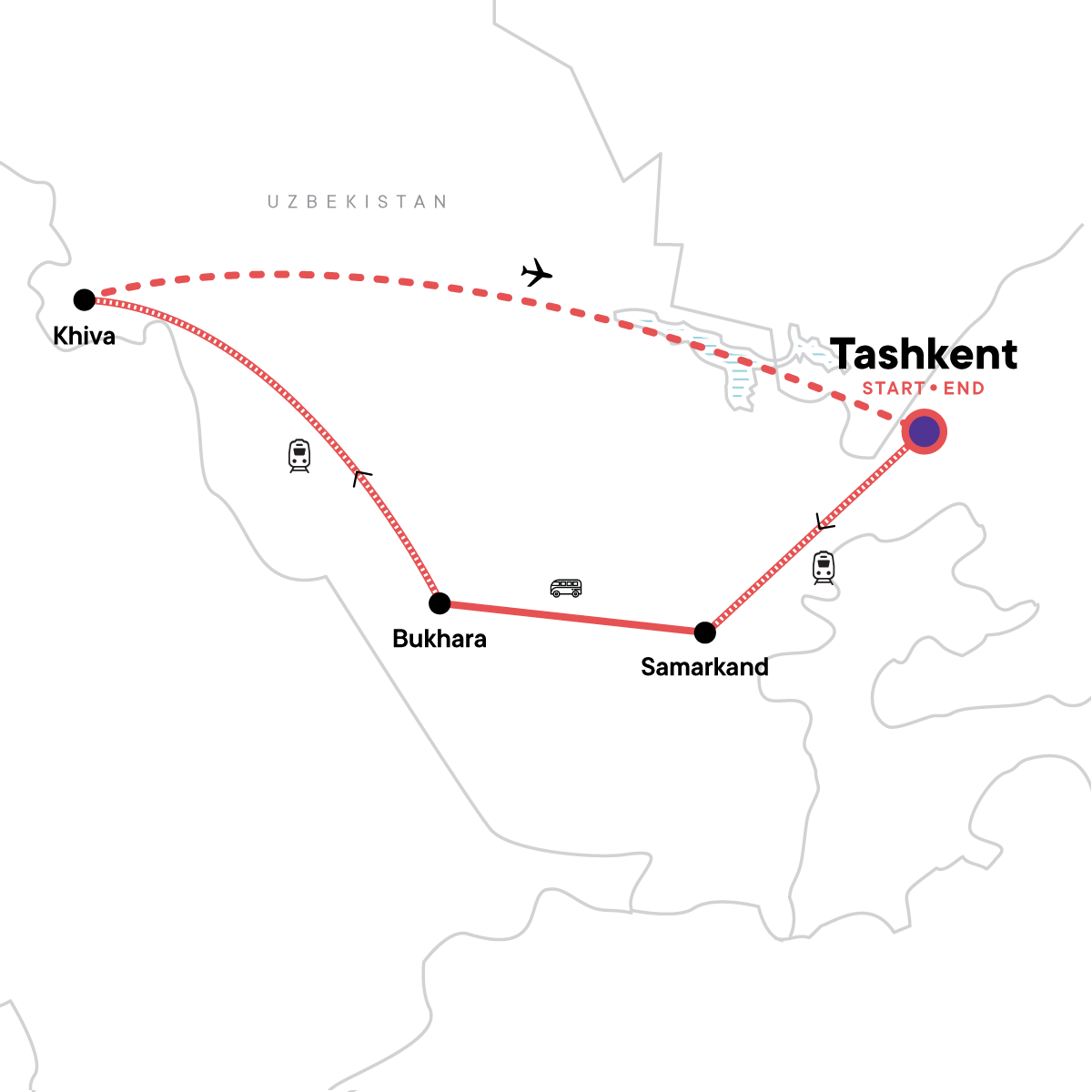 map_uzbekistansamarkandbukharatheancientsilkroad