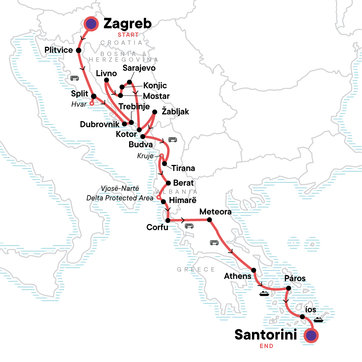 map_zagrebtosantorini35unforgettabledays