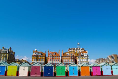Beach huts in Brighton UK | Travel Nation
