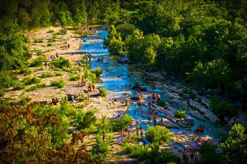 Take a cooling dip in Barton Creek, Austin, Texas | Travel Nation