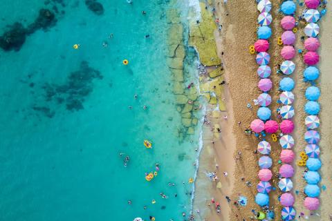 Kenting Beach from above