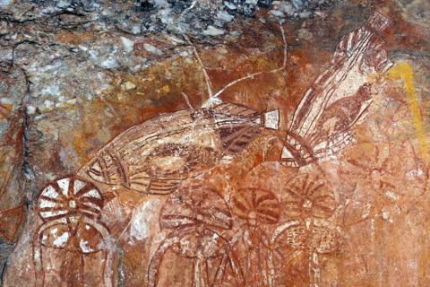 Kakadu is home to a wide range of Aboriginal rock art