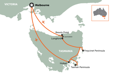 australia_melbourne__tasmania_explorer_map