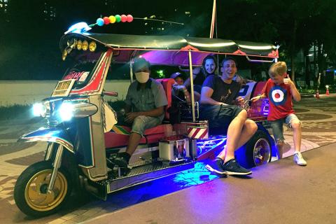 Your kids will love travelling by tuk-tuk