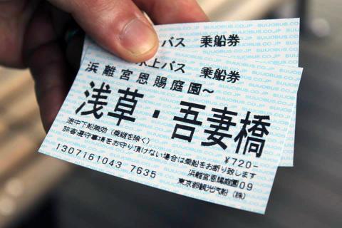 Train ticket, Tokyo, Japan