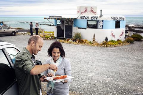 Tuck into delicious crayfish at your pick of fantastic Kaikoura eateries